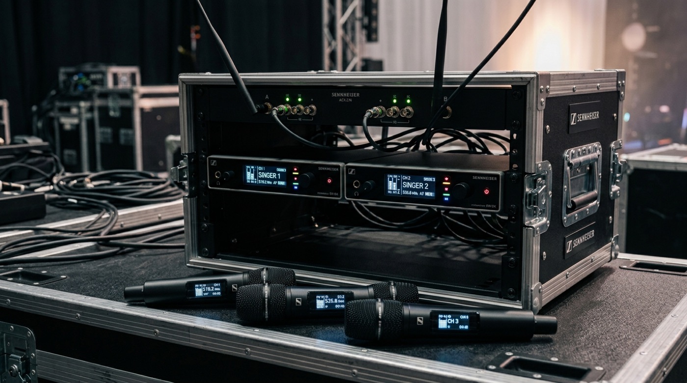 Digital Wireless Microphone Rack
